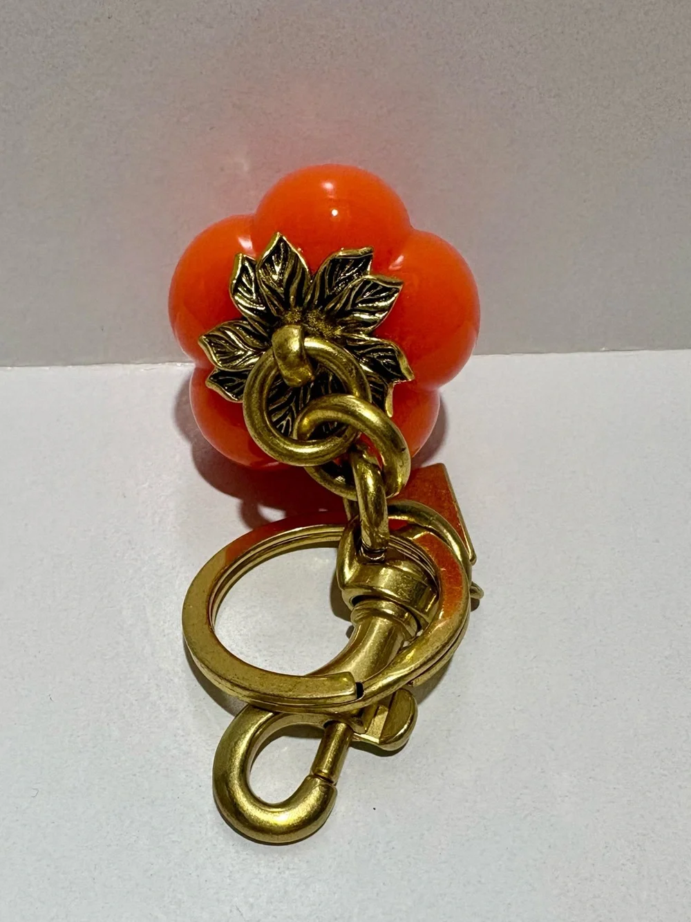 “Pick Me Girl” Orange Pumpkin Bag Charm Keychain